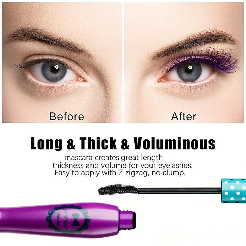 Colorful Waterproof Mascara Curling Extension Makeup 5 Colors