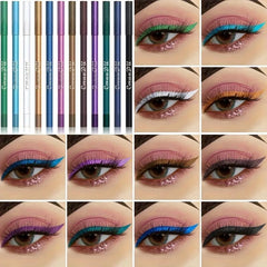 Long Wearing Eyeliner Pen Makeup 12 Colors