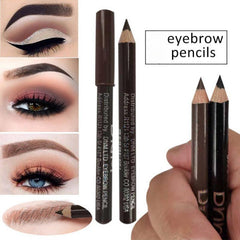 3Pcs Eyebrow Pencil Waterproof Sweat Proof Brown Pencil with Sharpener