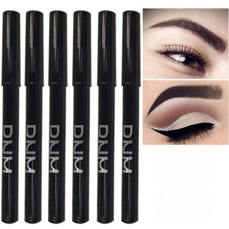 3Pcs Eyebrow Pencil Waterproof Sweat Proof Brown Pencil with Sharpener
