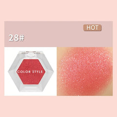 Monochrome Eyeshadow Powder Compact Red Plum Brown Berry Nude Series