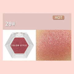 Monochrome Eyeshadow Powder Compact Red Plum Brown Berry Nude Series