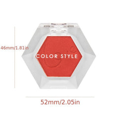 Monochrome Eyeshadow Powder Compact Red Plum Brown Berry Nude Series