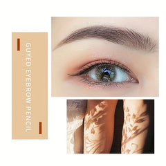 8pcs Dark Brown Waterproof Eyebrow Pencil Tattoo Makeup Set