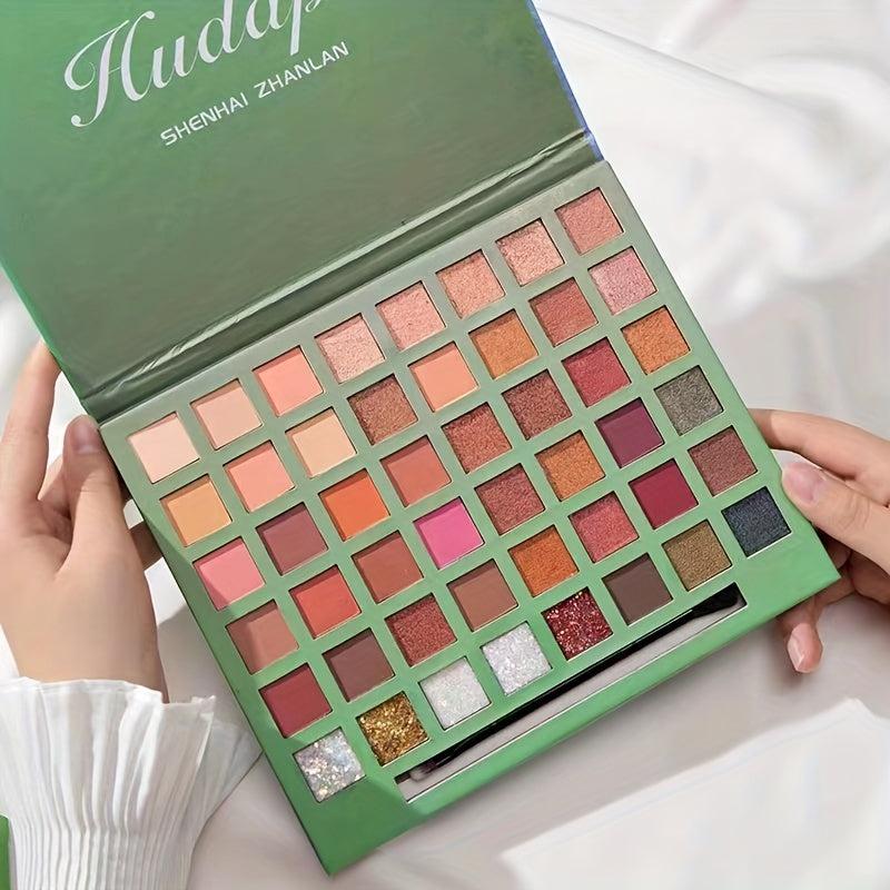 48 Colors Eyeshadow Palette Natural Nude Matte Shimmer Glitter Waterproof