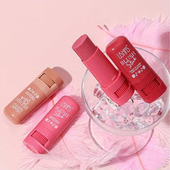 3 in 1 Rotary Cream Blush Natural Pink Rose Gloss