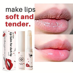 Exfoliating Lip Balm for Dark & Dry Lips - Moisturizing Lip Care Primer