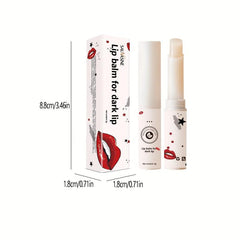 Exfoliating Lip Balm for Dark & Dry Lips - Moisturizing Lip Care Primer