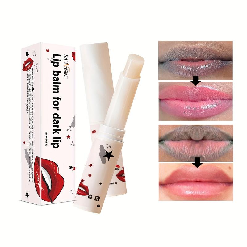 Exfoliating Lip Balm for Dark & Dry Lips - Moisturizing Lip Care Primer