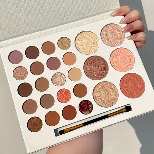 26 Colors Eyeshadow Palette Blusher High Gloss Makeup Palette