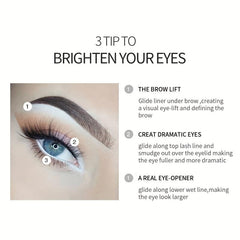 Pearly Eyeliner Pencil Shimmer High Pigmented Eyelid Under Crease Brightening