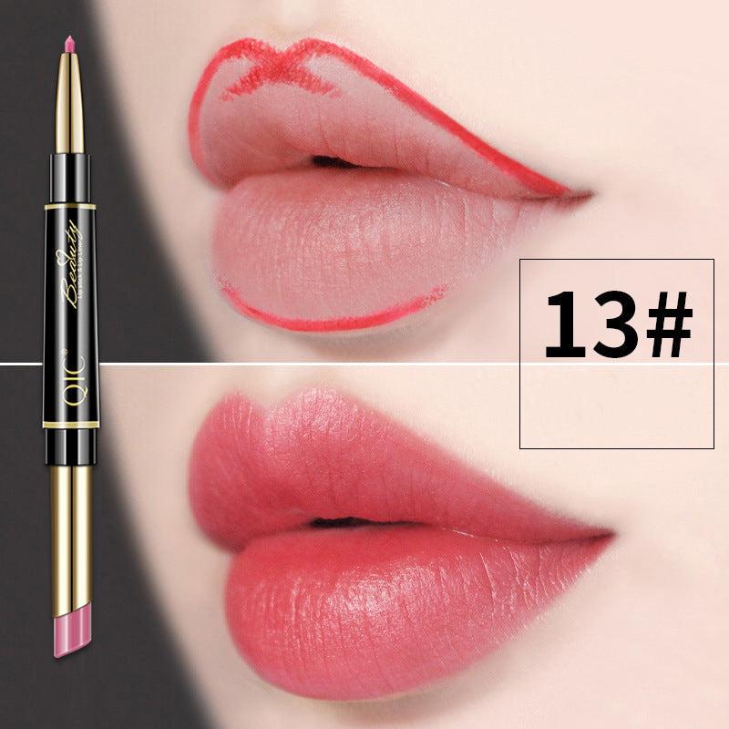 Matte Lipstick Waterproof 2 In 1 Lip Liner