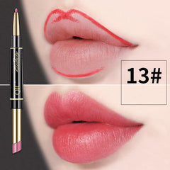 Matte Lipstick Waterproof 2 In 1 Lip Liner