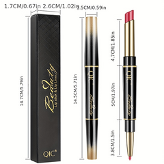 Matte Lipstick Waterproof 2 In 1 Lip Liner