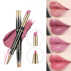 Matte Lipstick Waterproof 2 In 1 Lip Liner