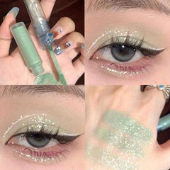 Mermaid Tears Liquid Eyeshadow Stick Matte Sequins for Brightening Eyes