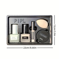 Mother's Gift Set: Foundation, Concealer, Barrier Cream, Sponge, Loose Powder