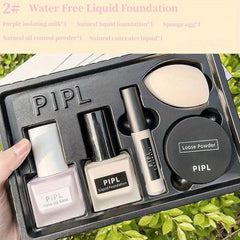 Mother's Gift Set: Foundation, Concealer, Barrier Cream, Sponge, Loose Powder