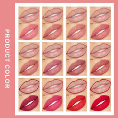 Vegan Lip Liner Pencil 24H Wear Waterproof & Smudge Resist Creamy Formula
