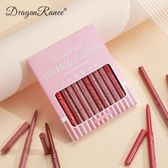 Vegan Lip Liner Pencil 24H Wear Waterproof & Smudge Resist Creamy Formula