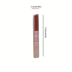 Double End Lip Gloss Double Finish Dew Texture Lightweight 4 Colors Optional