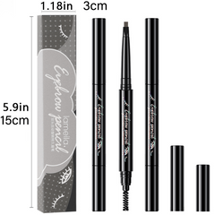 6 Colors Waterproof Eyebrow Pencil Natural Look Dense Makeup