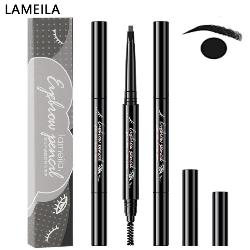 6 Colors Waterproof Eyebrow Pencil Natural Look Dense Makeup