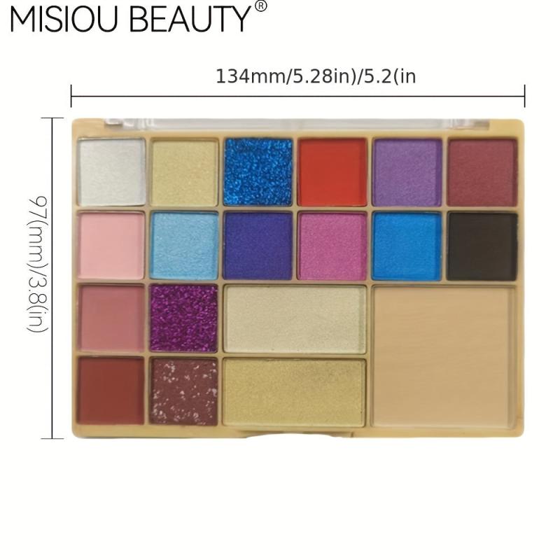 19 Colors Eyeshadow Palette Brightening Highlighting Blush Contouring Makeup