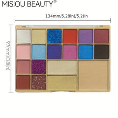 19 Colors Eyeshadow Palette Brightening Highlighting Blush Contouring Makeup