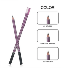 12pcs Waterproof Eyebrow Pencil Set with Brush and Comb