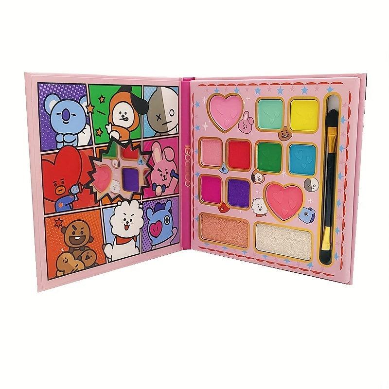 12 Animal Themed Eyeshadow Palette with Matte & Pearly Finish
