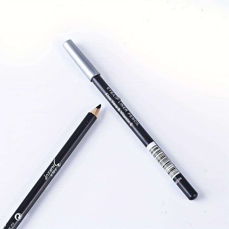 2pcs Eyebrow Pencil Carbon Eyeliner Dual-use Makeup Pen Smudge Proof