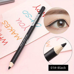 2pcs Eyebrow Pencil Carbon Eyeliner Dual-use Makeup Pen Smudge Proof