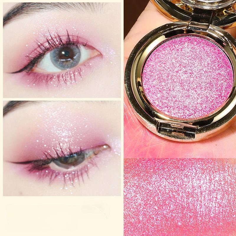 Monochrome Pearly Sparkle Pink Brown Pumpkin Eyeshadow Powder