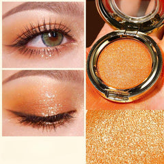 Monochrome Pearly Sparkle Pink Brown Pumpkin Eyeshadow Powder