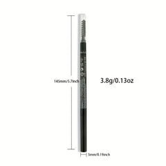 4 Colors Eyebrow Pencil with Soft Spiral Brush