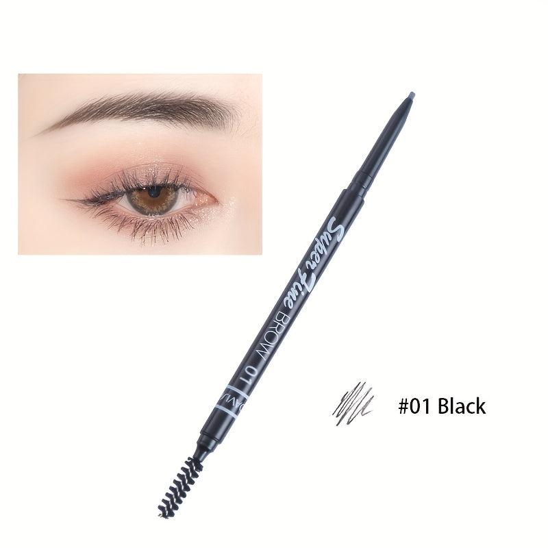 4 Colors Eyebrow Pencil with Soft Spiral Brush