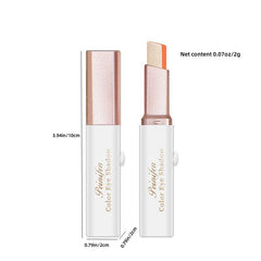 Double Tone Matte Eyeshadow Stick Shimmer Glitter Gradient Lazy Makeup Stick