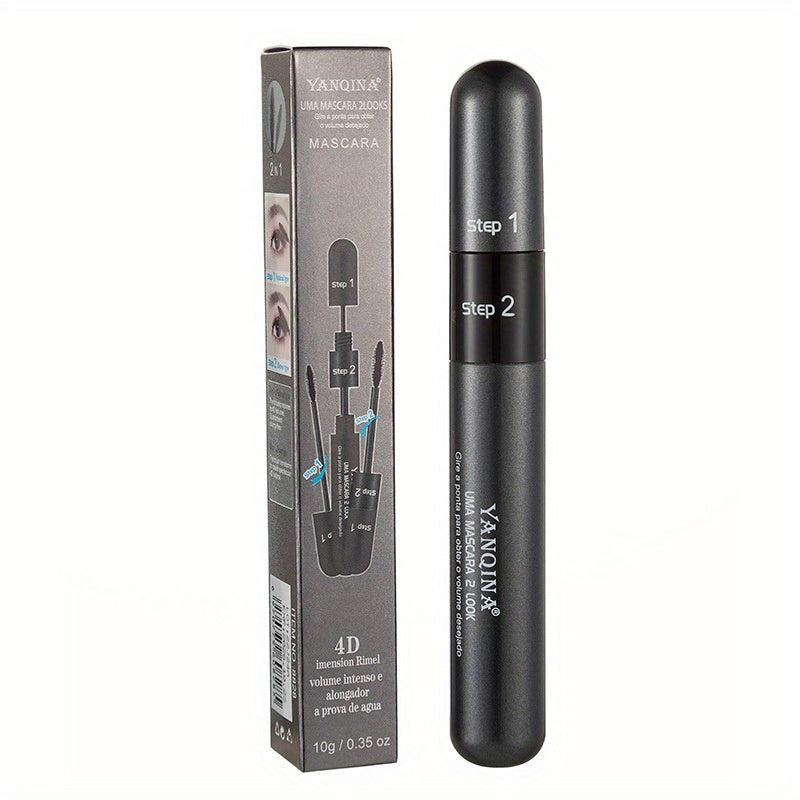 2-in-1 3D Eyelash Mascara w/ Curling Extension for Stunning Eyes