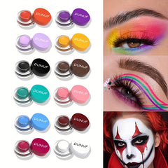 12 Colors Eyeliner Eyeshadow Cream Face Painting Eyebrow Cream