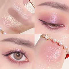 Metal Matte Eyeshadow Palette 7 Shimmer Glitter Pigmented Eyeshadow Palette