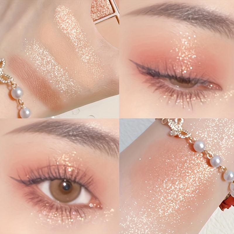 Metal Matte Eyeshadow Palette 7 Shimmer Glitter Pigmented Eyeshadow Palette