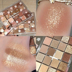 20 Milk Tea Earth Red Eyeshadow Palette