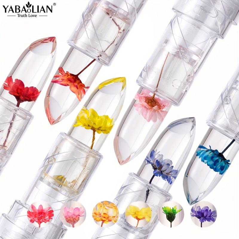 Magic Flower Jelly Lipstick Set Moisturizing Long Lasting Lip Balm