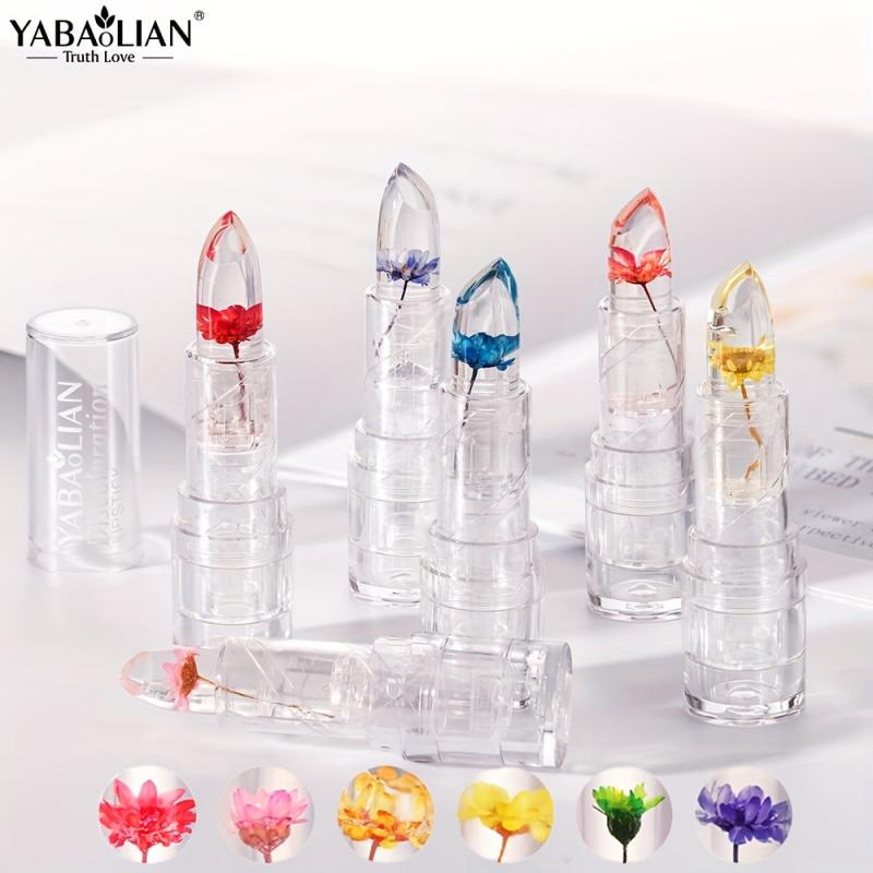 Magic Flower Jelly Lipstick Set Moisturizing Long Lasting Lip Balm