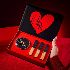 3pcs Lipstick 1pc Cushion Cream Makeup Set Matte Finish Cosmetics Set