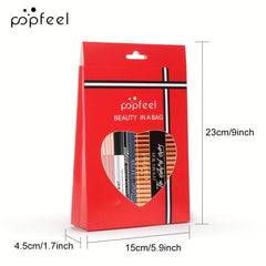 Complete Makeup Set with Brushes Gift Bag