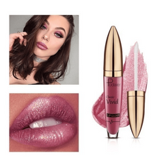 Waterproof Glitter Lip Gloss Long Lasting Beauty Makeup