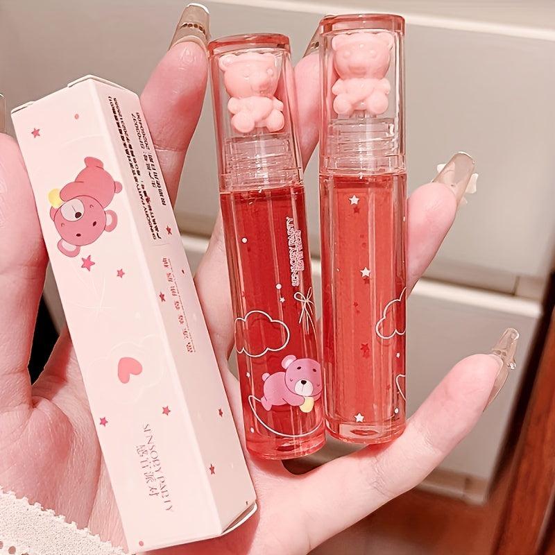 Little Bear Lip Glaze Mirror Gloss Long-lasting Stain Resistant