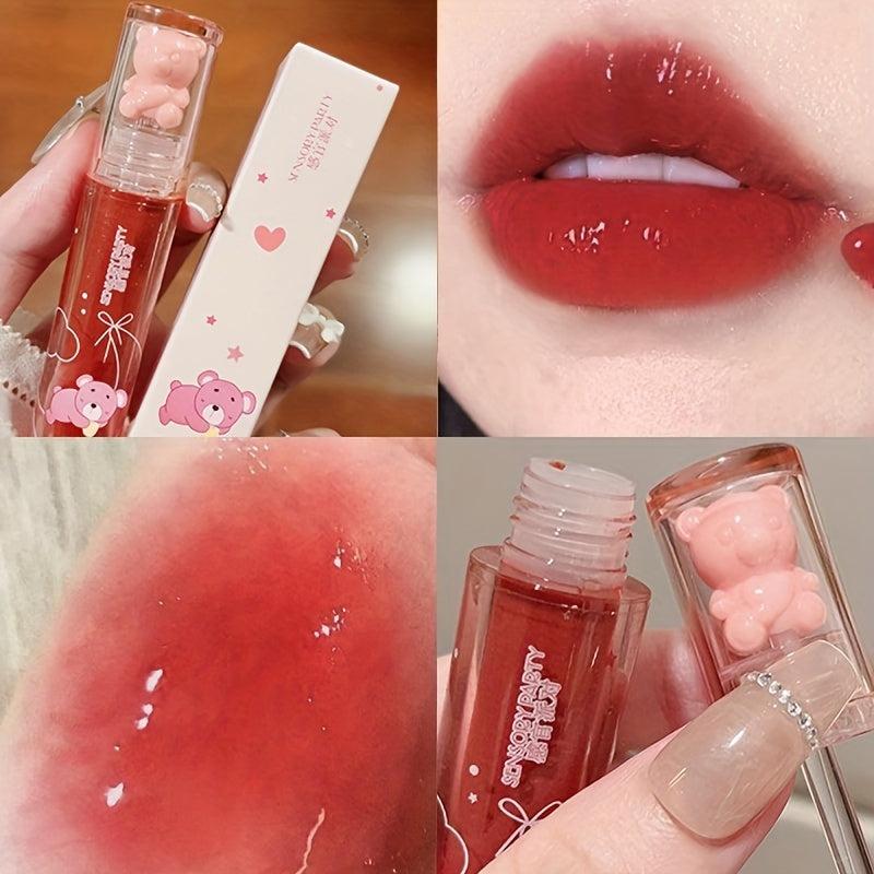 Little Bear Lip Glaze Mirror Gloss Long-lasting Stain Resistant